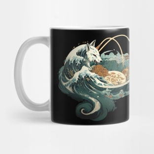 The Great Kitsune Wave - Ramen Noodles Mug